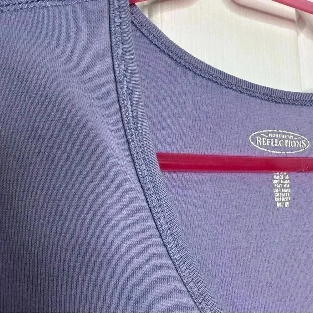 Northern Reflections Racerback Tank  Top Purple Size Medium - Picture 4 of 16